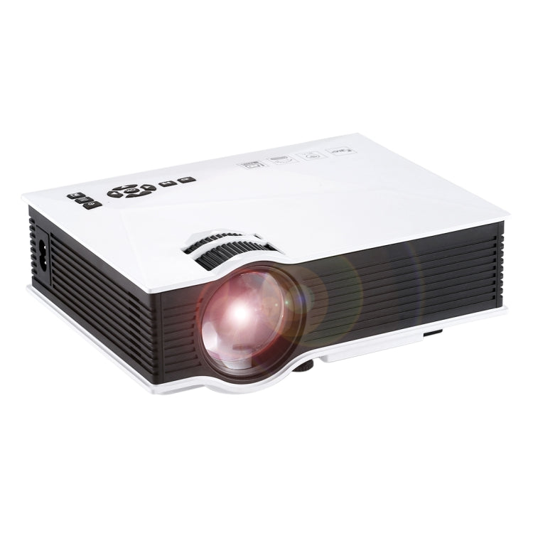 UC68 1200 Lumens HD 800 x 480 Digital LED Projector with Remote Control, Support USB / SD / VGA / HDMI(White) - LED Projector by PMC Jewellery | Online Shopping South Africa | PMC Jewellery | Buy Now Pay Later Mobicred