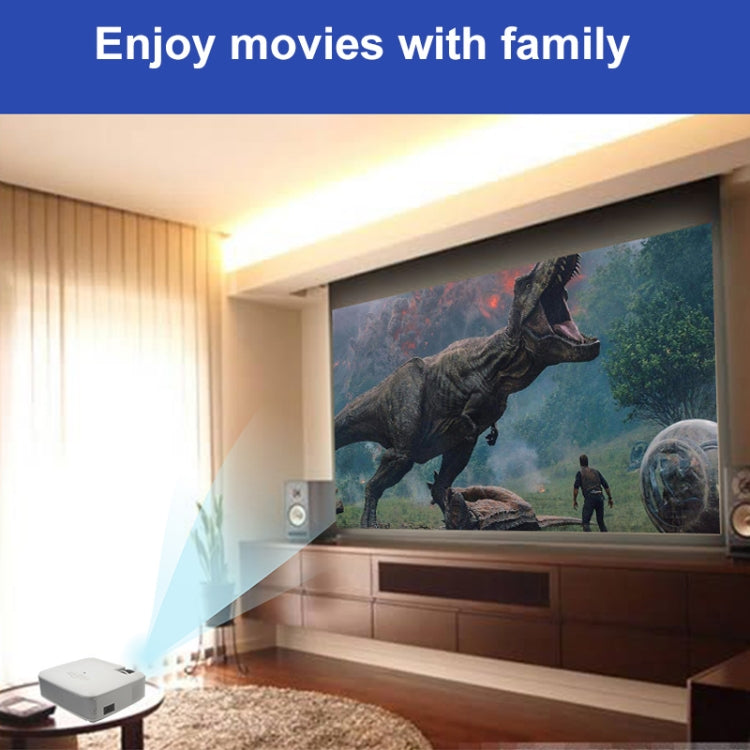 D40S 1600 Lumens Portable Home Theater LED HD Digital Projector (Silver) - LED Projector by PMC Jewellery | Online Shopping South Africa | PMC Jewellery | Buy Now Pay Later Mobicred