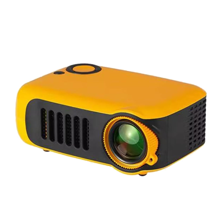 A2000 1080P Mini Portable Smart Projector Children Projector, AU Plug(Yellow) - Mini Projector by PMC Jewellery | Online Shopping South Africa | PMC Jewellery | Buy Now Pay Later Mobicred