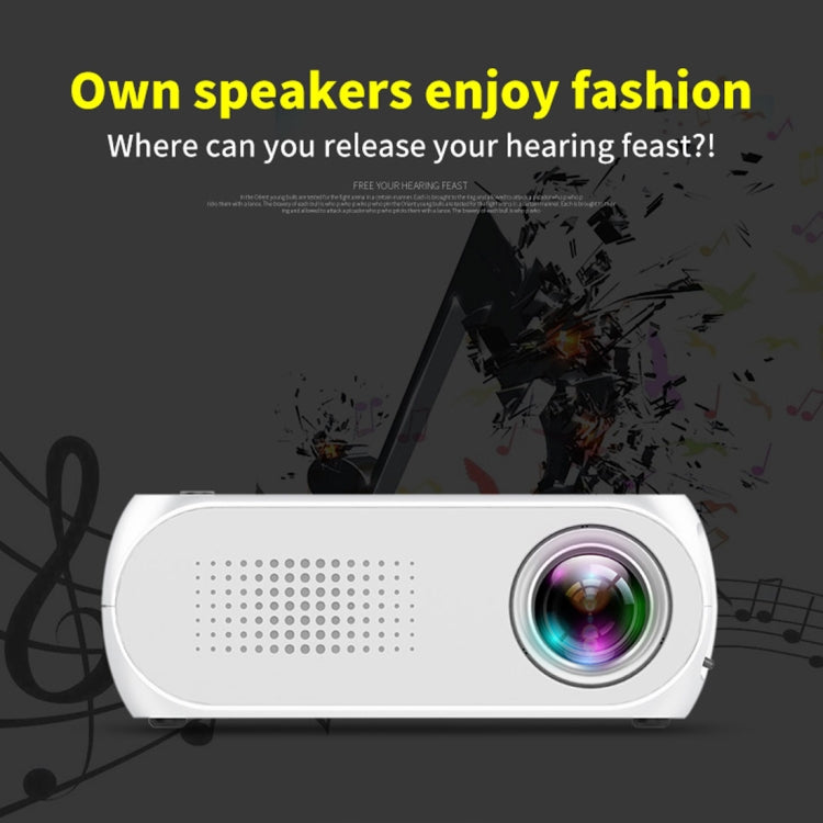 YG320 320*240 Mini LED Projector Home Theater, Support HDMI & AV & SD & USB(Black) - Mini Projector by PMC Jewellery | Online Shopping South Africa | PMC Jewellery | Buy Now Pay Later Mobicred