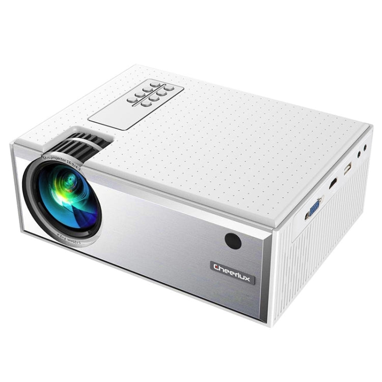 Cheerlux C8 1800 Lumens 1280x800 720P 1080P HD Smart Projector, Support HDMI / USB / VGA / AV, Basic Version (White) - LED Projector by Cheerlux | Online Shopping South Africa | PMC Jewellery | Buy Now Pay Later Mobicred