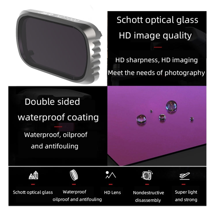 JSR KS ND4 Lens Filter for DJI Air 2S, Aluminum Frame - Lens Filter by JSR | Online Shopping South Africa | PMC TechLife | Buy Now Pay Later Mobicred