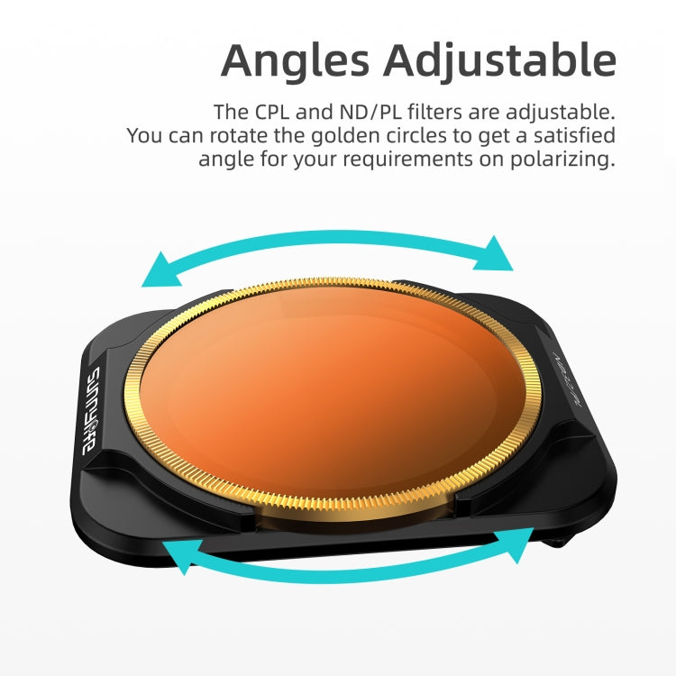 Sunnylife A2S-FI9343 ND16PL Lens Filter for DJI Air 2S - Lens Filter by Sunnylife | Online Shopping South Africa | PMC TechLife | Buy Now Pay Later Mobicred