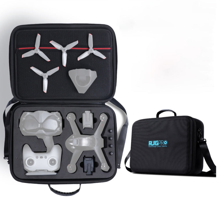 RUIGPRO for DJI FPV Portable Single Shoulder Storage Box Case Travel Carrying Bag(Black) - Case & Bags by RUIGPRO | Online Shopping South Africa | PMC Jewellery | Buy Now Pay Later Mobicred