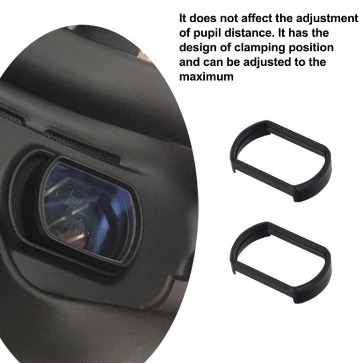 RCSTQ 2 PCS 400 Degree Myopia Glasses Lens Vision Correction Aspherical Lens for DJI FPV Goggles V2 - Lens Accessories by RCSTQ | Online Shopping South Africa | PMC TechLife | Buy Now Pay Later Mobicred