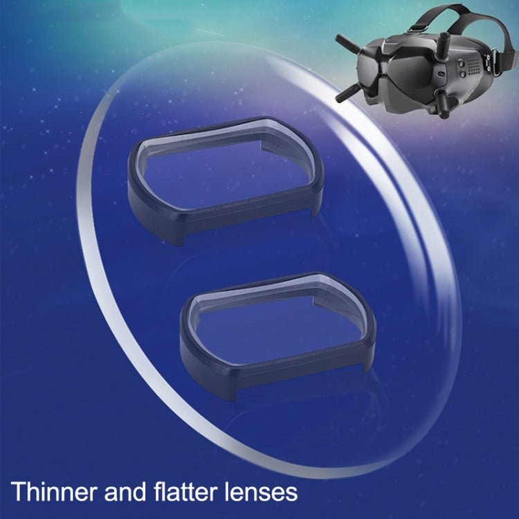 RCSTQ 2 PCS 550 Degree Myopia Glasses Lens Vision Correction Aspherical Lens for DJI FPV Goggles V2 - Lens Accessories by RCSTQ | Online Shopping South Africa | PMC Jewellery | Buy Now Pay Later Mobicred