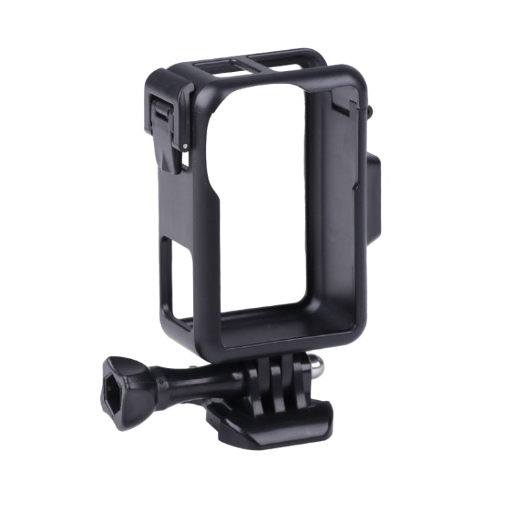 For DJI Osmo Action 3 Vertical Plastic Protective Frame Cage with Cold Shoes (Black) - Protection Frame by PMC TechLife | Online Shopping South Africa | PMC TechLife | Buy Now Pay Later Mobicred