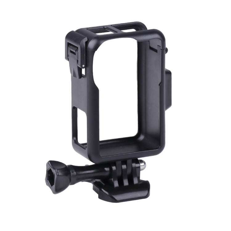 For DJI Osmo Action 3 Vertical Plastic Protective Frame Cage with Cold Shoes (Black) -  by PMC Jewellery | Online Shopping South Africa | PMC Jewellery | Buy Now Pay Later Mobicred