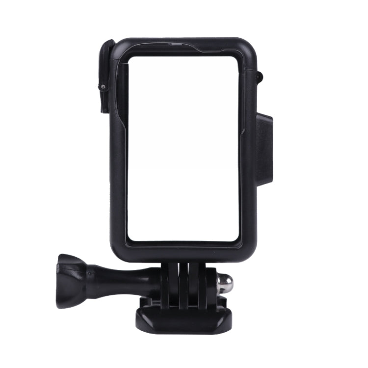 For DJI Osmo Action 3 Vertical Plastic Protective Frame Cage with Cold Shoes (Black) - Protection Frame by PMC TechLife | Online Shopping South Africa | PMC TechLife | Buy Now Pay Later Mobicred