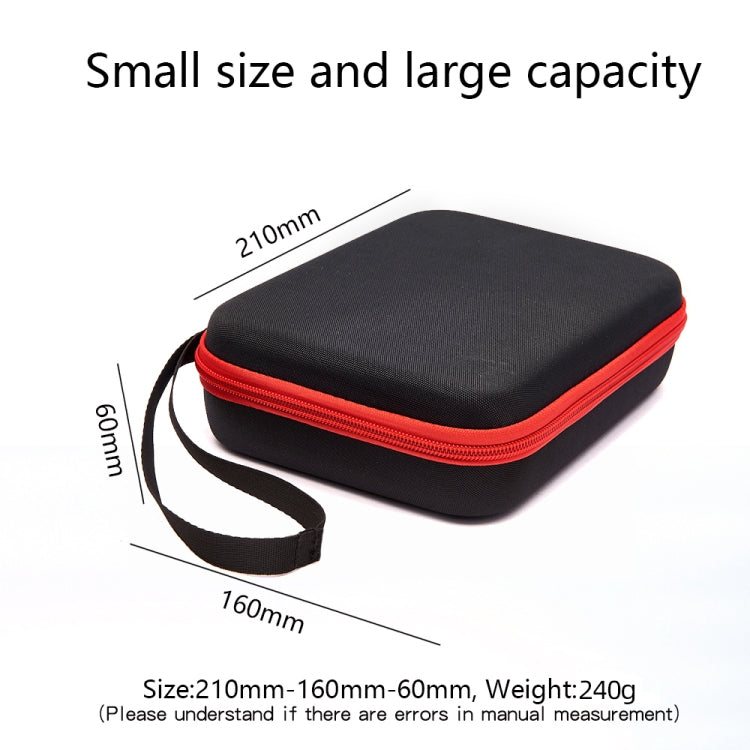 For DJI Osmo Action 3 Carrying Storage Case Bag,Size: 21x 16 x 6cm (Black) - Case & Bags by PMC TechLife | Online Shopping South Africa | PMC TechLife | Buy Now Pay Later Mobicred
