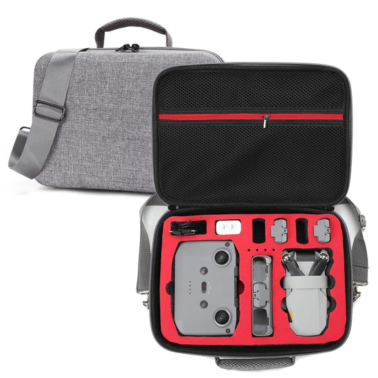 For DJI Mini 2 SE Grey Shockproof Carrying Hard Case Shoulder Bag, Size: 29 x 19.5 x 12.5cm (Red) - Carry Cases & Bags by PMC Jewellery | Online Shopping South Africa | PMC Jewellery | Buy Now Pay Later Mobicred