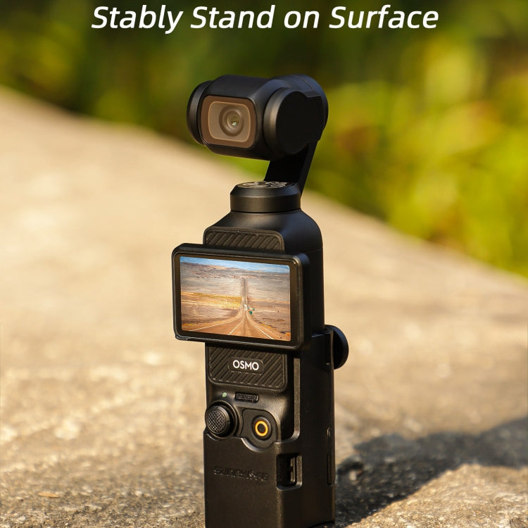 For DJI OSMO Pocket 3 Sunnylife Expansion Adapter Foldable Dual Hooks Adapter Protective Case Bracket (Black) - Mount & Holder by Sunnylife | Online Shopping South Africa | PMC Jewellery