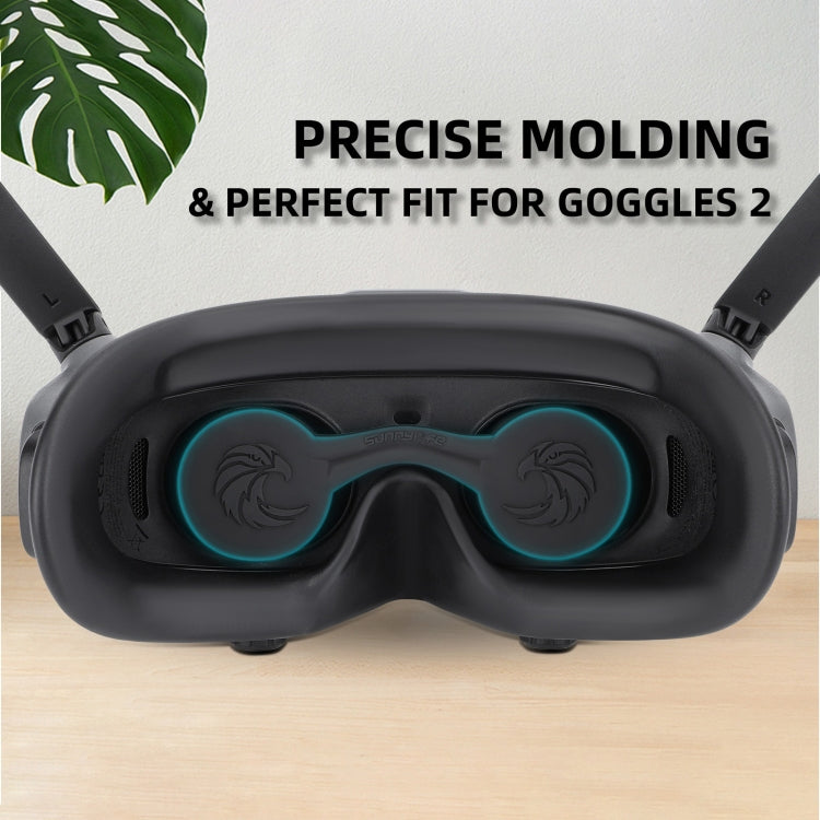 For DJI Goggles 2 / Goggles 3 Lens Cover Dust-proof VR Lens Silicone Case Soft Protector (Black) -  by Sunnylife | Online Shopping South Africa | PMC Jewellery | Buy Now Pay Later Mobicred
