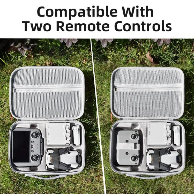 For DJI Mini 4 Pro BRDRC Shoulder Drone Remote Control Storage Carrying Bag (Grey) - free shipping - PMC TechLife - Order now!