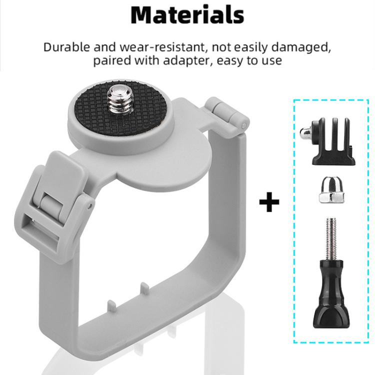 For DJI Mini 4 Pro BRDRC Action Camera Holder Bracket Adapter Drone Gimbal Extension Mount (Grey) - free shipping - PMC TechLife - Order now!
