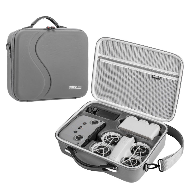 For DJI Neo STARTRC Shoulder PU Storage Bag Handbag (Grey) - free shipping - PMC TechLife - Order now!
