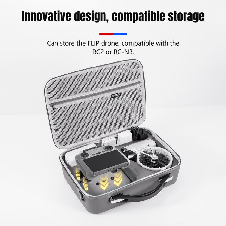 For DJI Flip STARTRC Shoulder Storage Bag Handbag (Grey) - free shipping - PMC TechLife - Order now!