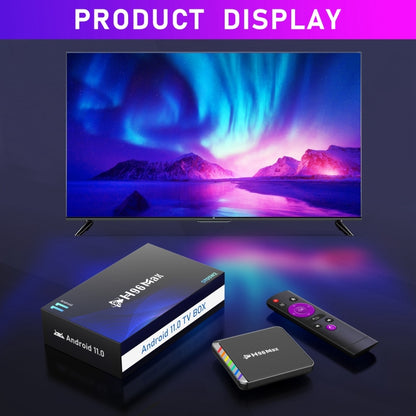 H96 Max W2 4K Ultra HD Android 11.0 Smart TV Box with Remote Control, Amlogic S905W2 Quad-Core, 2GB+16GB(EU Plug) - Amlogic S905 by PMC Jewellery | Online Shopping South Africa | PMC Jewellery | Buy Now Pay Later Mobicred