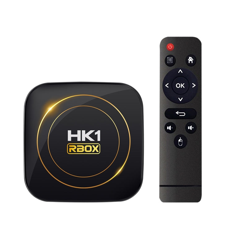 HK1 RBOX-H8S 4K Ultra HD Android 12.0 Smart TV Box with Remote Control, Allwinner H618 Quad-Core, 2GB+16GB(UK Plug) - Others by PMC Jewellery | Online Shopping South Africa | PMC Jewellery | Buy Now Pay Later Mobicred