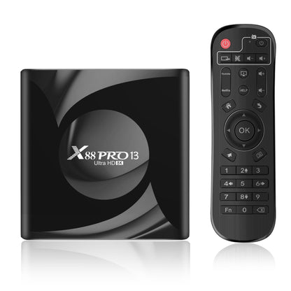 X88 Pro 13 Android 13.0 Smart TV Box with Remote Control, RK3528 Quad-Core, 2GB+16GB (EU Plug) - Others by PMC Jewellery | Online Shopping South Africa | PMC Jewellery | Buy Now Pay Later Mobicred