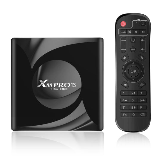 X88 Pro 13 Android 13.0 Smart TV Box with Remote Control, RK3528 Quad-Core, 4G+32GB(EU Plug) - Others by PMC Jewellery | Online Shopping South Africa | PMC Jewellery