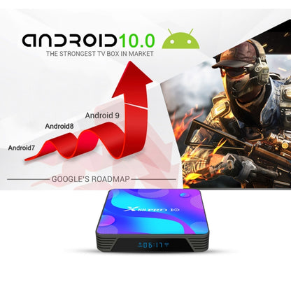 X88 Pro 10 4K Ultra HD Android TV Box with Remote Controller, Android 10.0, RK3318 Quad-Core 64bit Cortex-A53, 4GB+32GB, Support Bluetooth / Dual-Band WiFi / TF Card / USB / AV / Ethernet(EU Plug) - RK3318 by PMC Jewellery | Online Shopping South Africa | PMC Jewellery | Buy Now Pay Later Mobicred