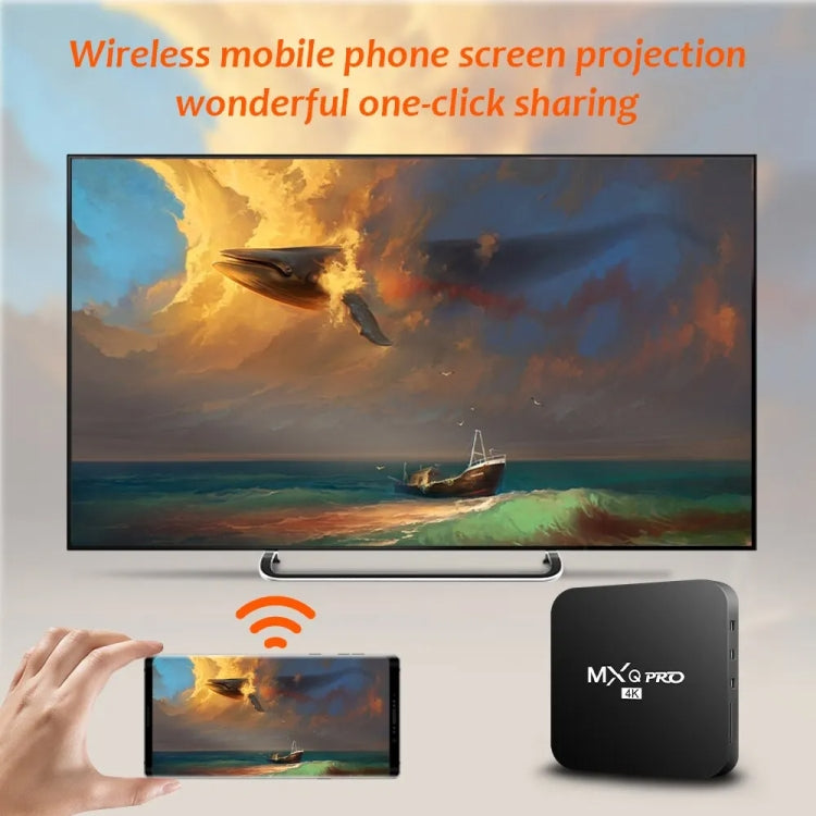 MXQ Pro 4K TV Box Rockchip RK3228A Quad Core CPU Android 7.1, 1GB+8GB wtih Remote Control, AU Plug - RK3228A by PMC Jewellery | Online Shopping South Africa | PMC Jewellery | Buy Now Pay Later Mobicred