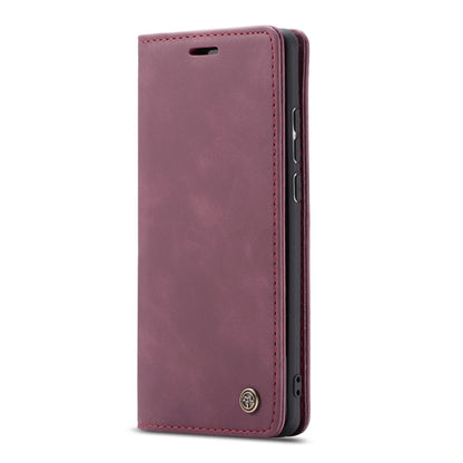 CaseMe-013 Multifunctional Horizontal Flip Leather Case with Card Slot & Holder for Galaxy M20(Wine Red) - Galaxy Phone Cases by CaseMe | Online Shopping South Africa | PMC Jewellery | Buy Now Pay Later Mobicred