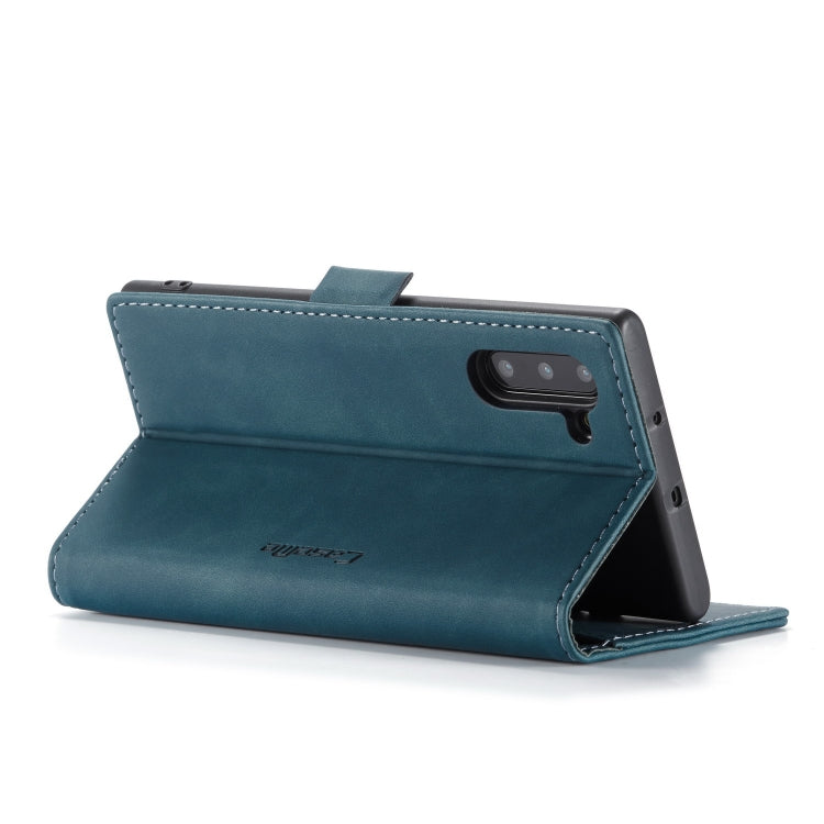 CaseMe-013 Multifunctional Horizontal Flip Leather Case with Card Slot & Holder for Galaxy Note 10(Blue) - Galaxy Phone Cases by CaseMe | Online Shopping South Africa | PMC Jewellery | Buy Now Pay Later Mobicred