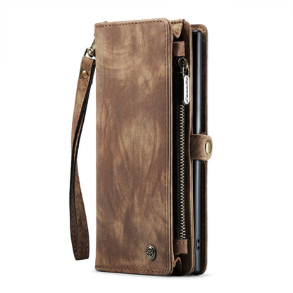 For Samsung Galaxy Note10+ CaseMe-008 Detachable Multifunctional Flip Leather Phone Case(Brown) - Galaxy Phone Cases by CaseMe | Online Shopping South Africa | PMC Jewellery | Buy Now Pay Later Mobicred