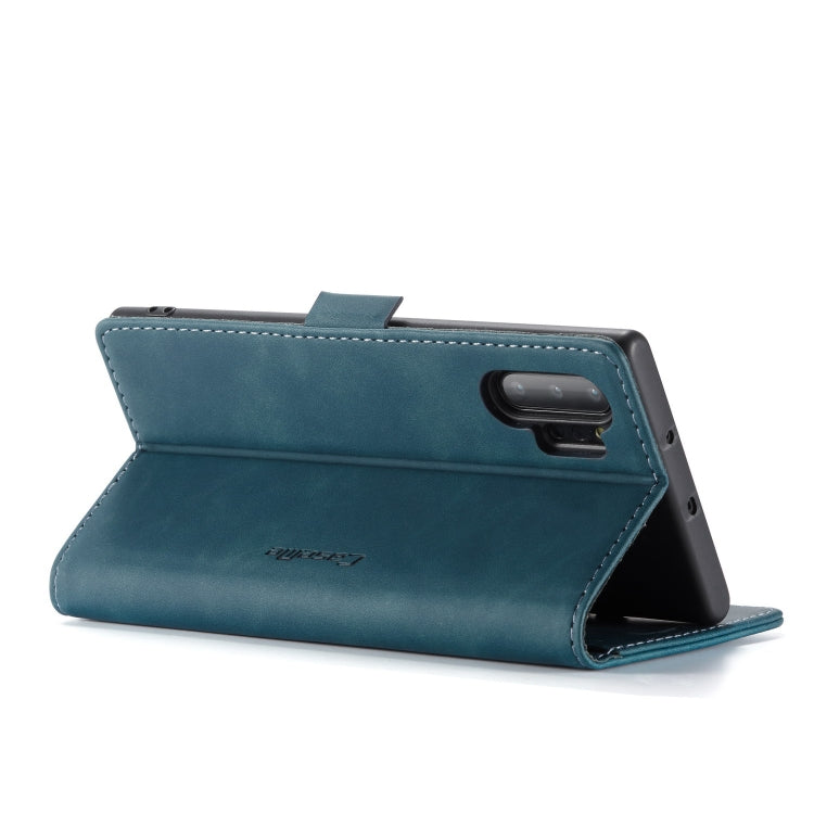 CaseMe-013 Multifunctional Horizontal Flip Leather Case with Card Slot & Holder & Wallet for Galaxy Note 10+(Blue) - Galaxy Phone Cases by CaseMe | Online Shopping South Africa | PMC Jewellery | Buy Now Pay Later Mobicred