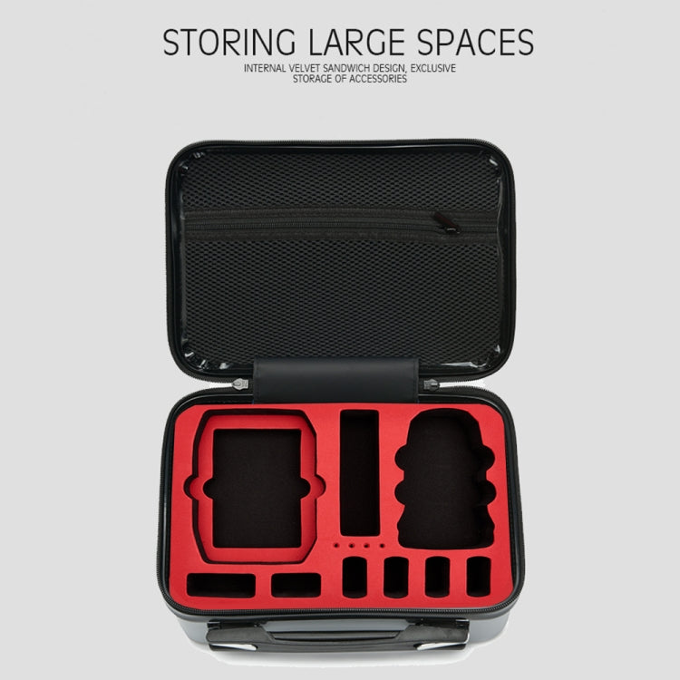 ls-S004 Portable Waterproof Drone Handbag Storage Bag for DJI Mavic Mini 2(Silver +Red Liner) - Carry Cases & Bags by PMC Jewellery | Online Shopping South Africa | PMC Jewellery | Buy Now Pay Later Mobicred