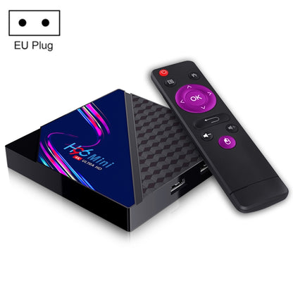 H96 Mini V8 4K Smart TV Box with Remote Control, Android 10.0, RK3228A Quad-core Cortex-A7, 2GB+16GB, Built-in TikTok, Support DLNA / HDMI / USBx2 / 2.4G WIFI, Plug Type:EU Plug - RK3228A by PMC Jewellery | Online Shopping South Africa | PMC Jewellery | Buy Now Pay Later Mobicred