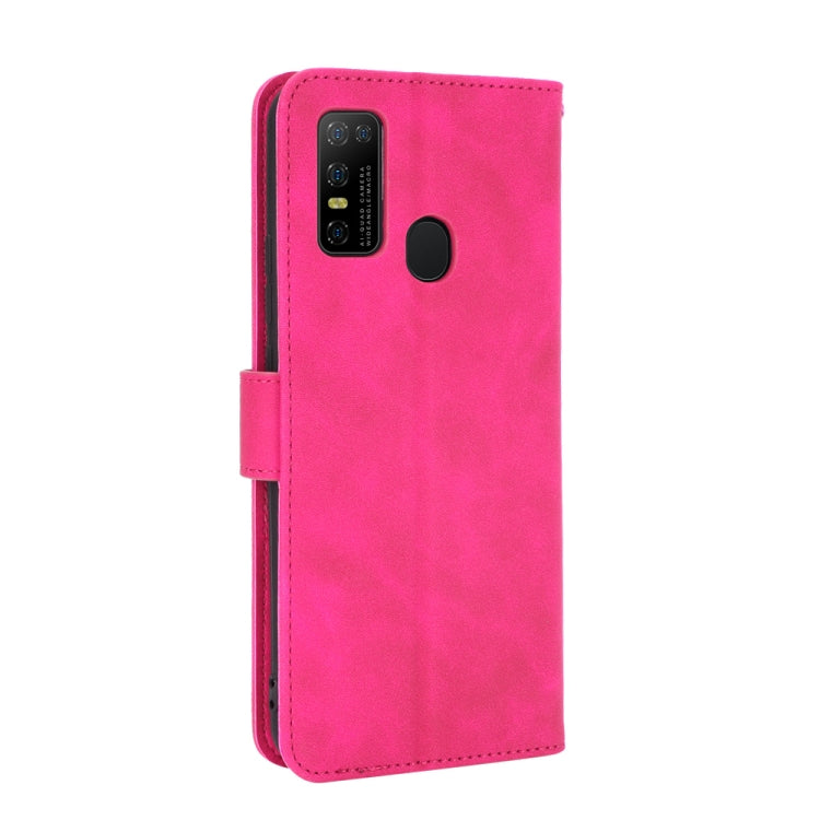 For DOOGEE N30 Solid Color Skin Feel Magnetic Buckle Horizontal Flip Calf Texture PU Leather Case with Holder & Card Slots & Wallet(Rose Red) - More Brand by PMC Jewellery | Online Shopping South Africa | PMC Jewellery | Buy Now Pay Later Mobicred