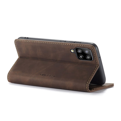 For Samsung Galaxy A42 5G CaseMe-013 Multifunctional Retro Frosted Horizontal Flip Leather Case with Card Slot & Holder & Wallet(Coffee) - Galaxy Phone Cases by CaseMe | Online Shopping South Africa | PMC Jewellery | Buy Now Pay Later Mobicred