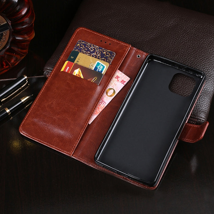 For Cubot C30 idewei Crazy Horse Texture Horizontal Flip Leather Case with Holder & Card Slots & Wallet(Red) - More Brand by idewei | Online Shopping South Africa | PMC Jewellery | Buy Now Pay Later Mobicred