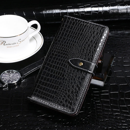 For Cubot C30 idewei Crocodile Texture Horizontal Flip Leather Case with Holder & Card Slots & Wallet(Black) - More Brand by idewei | Online Shopping South Africa | PMC Jewellery | Buy Now Pay Later Mobicred