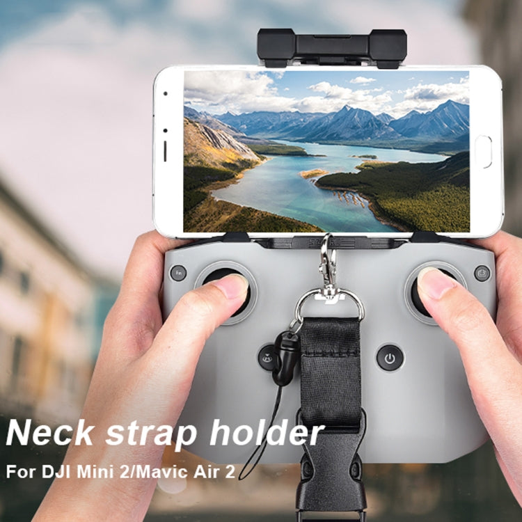 STARTRC 1108664 Remote Control Anti-lost Neck Strap Holder Lanyard with Buckle Set for DJI Mavic Air 2 / Air 2S / Mini 2(Black) - Others by STARTRC | Online Shopping South Africa | PMC Jewellery | Buy Now Pay Later Mobicred