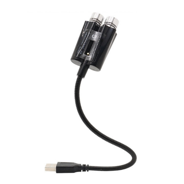 Car Two-color USB Star Dome Light Atmosphere Laser Projection Decorative Light, Constantly Bright Version(Red Green) - Atmosphere lights by PMC Jewellery | Online Shopping South Africa | PMC Jewellery | Buy Now Pay Later Mobicred