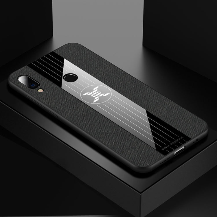 For Meizu Note 9 XINLI Stitching Cloth Texture Shockproof TPU Protective Case(Black) - Meizu by XINLI | Online Shopping South Africa | PMC Jewellery | Buy Now Pay Later Mobicred