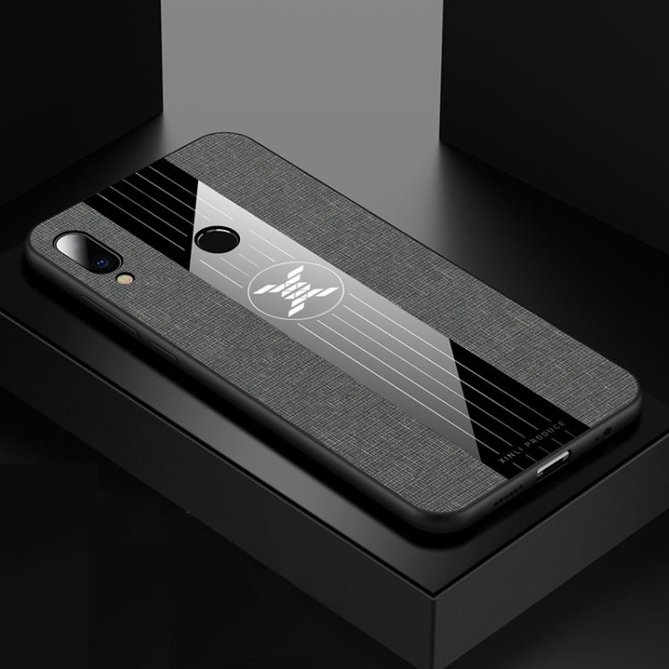 For Meizu Note 9 XINLI Stitching Cloth Texture Shockproof TPU Protective Case(Grey) - Meizu by XINLI | Online Shopping South Africa | PMC Jewellery | Buy Now Pay Later Mobicred