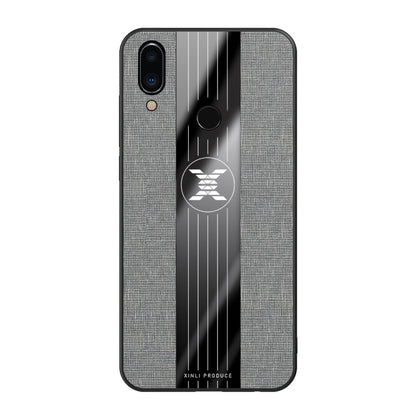 For Meizu Note 9 XINLI Stitching Cloth Texture Shockproof TPU Protective Case(Grey) - Meizu by XINLI | Online Shopping South Africa | PMC Jewellery | Buy Now Pay Later Mobicred