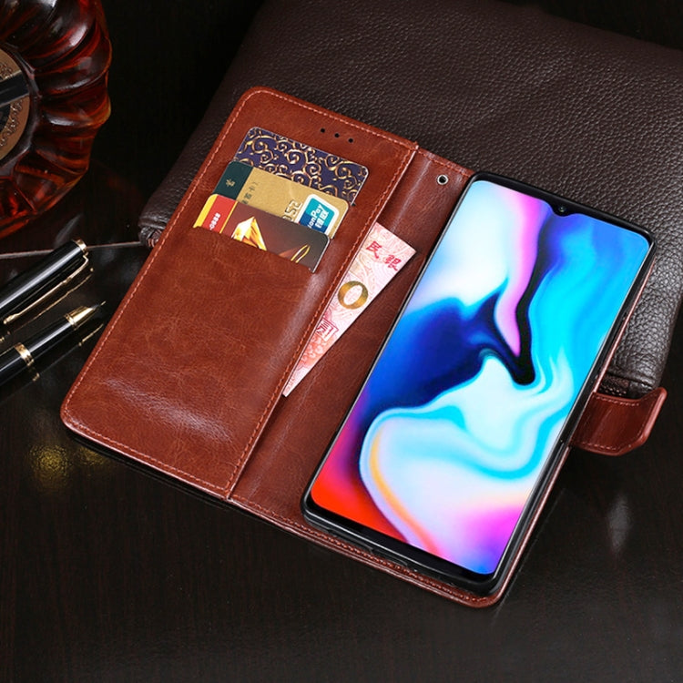 For Lenovo K12 idewei Crazy Horse Texture Horizontal Flip Leather Case with Holder & Card Slots & Wallet(Dark Blue) - Lenovo by idewei | Online Shopping South Africa | PMC Jewellery | Buy Now Pay Later Mobicred