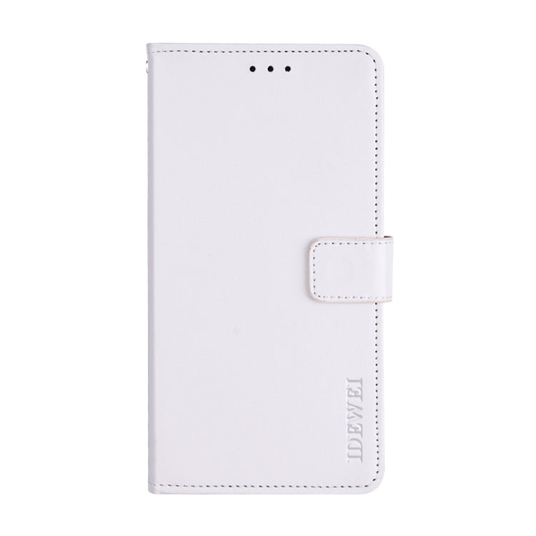 For LG K71 idewei Crazy Horse Texture Horizontal Flip Leather Case with Holder & Card Slots & Wallet(White) - LG by idewei | Online Shopping South Africa | PMC Jewellery | Buy Now Pay Later Mobicred