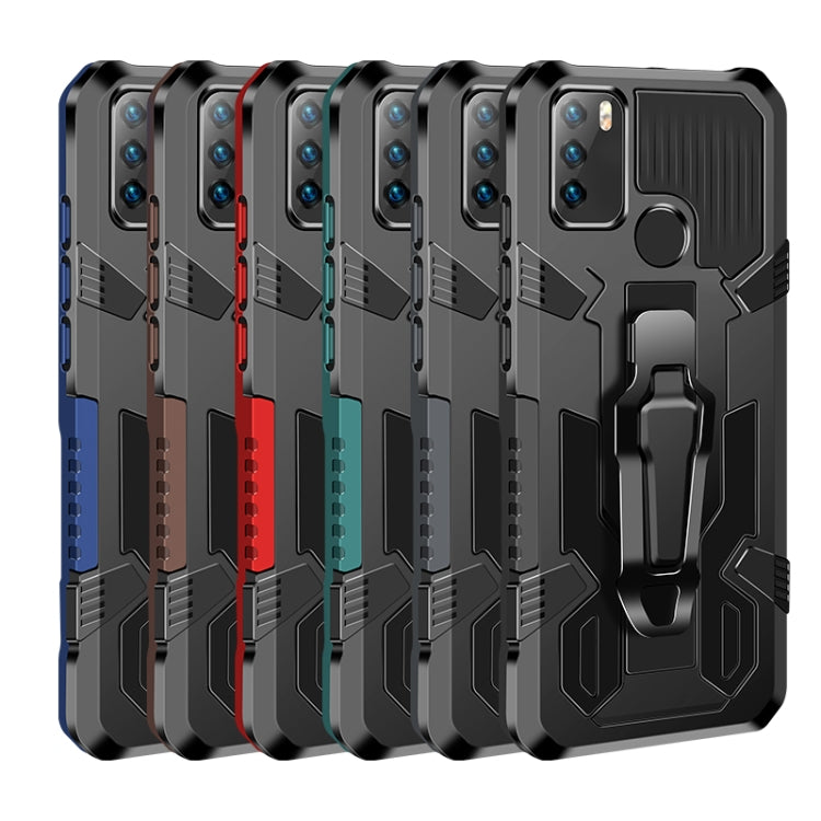 For Infinix Note7 Lite / Hot 9 Machine Armor Warrior Shockproof PC + TPU Protective Case(Black) - Infinix Cases by idewei | Online Shopping South Africa | PMC Jewellery