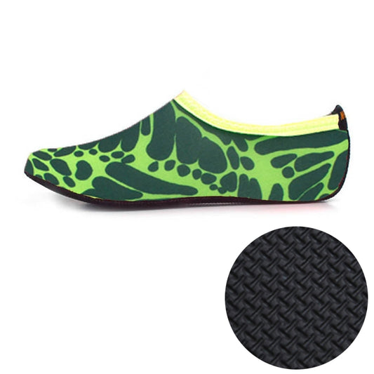 3mm Non-slip Rubber Embossing Texture Sole Figured Diving Shoes and Socks, One Pair(Green) - Swimming Fins & Diving Shoes by PMC Jewellery | Online Shopping South Africa | PMC Jewellery | Buy Now Pay Later Mobicred