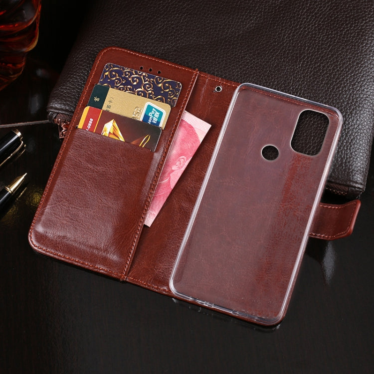 For Blackview A70 idewei Crazy Horse Texture Horizontal Flip Leather Case with Holder & Card Slots & Wallet(Red) - More Brand by idewei | Online Shopping South Africa | PMC Jewellery | Buy Now Pay Later Mobicred