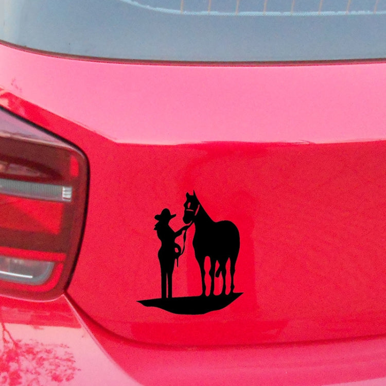 5 PCS Car Waterproof Horse Pattern Sticker(Black) - Decorative Sticker by PMC TechLife | Online Shopping South Africa | PMC TechLife | Buy Now Pay Later Mobicred