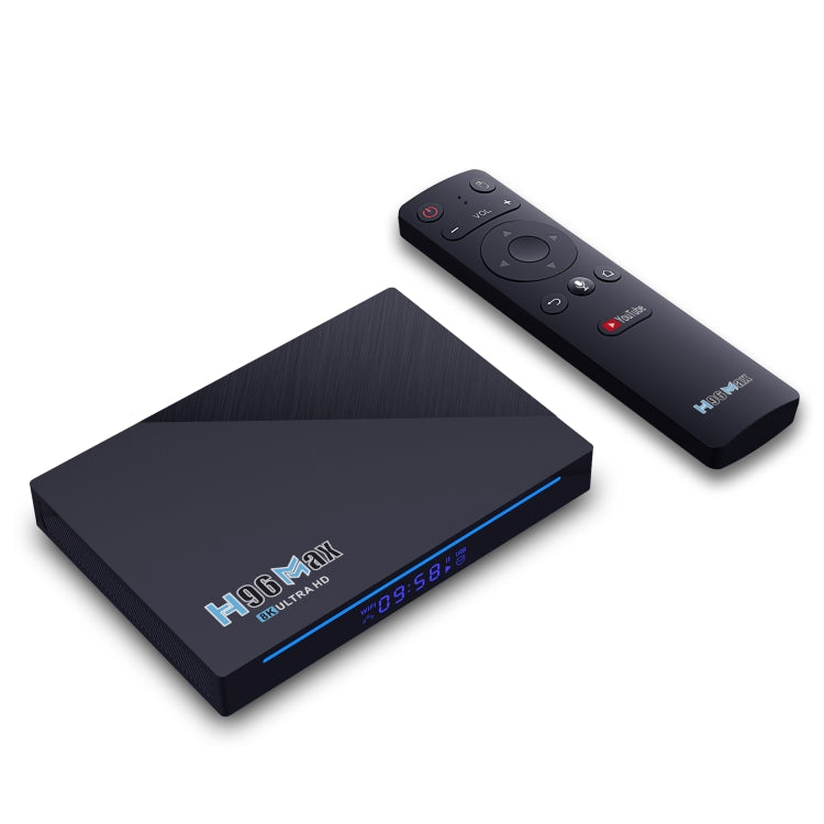 H96 Max 8K Smart TV BOX Android 11.0 Media Player with Remote Control, Quad Core RK3566, RAM: 8GB, ROM: 64GB, Dual Frequency 2.4GHz WiFi / 5G, Plug Type:UK Plug - RK3566 by PMC Jewellery | Online Shopping South Africa | PMC Jewellery | Buy Now Pay Later Mobicred