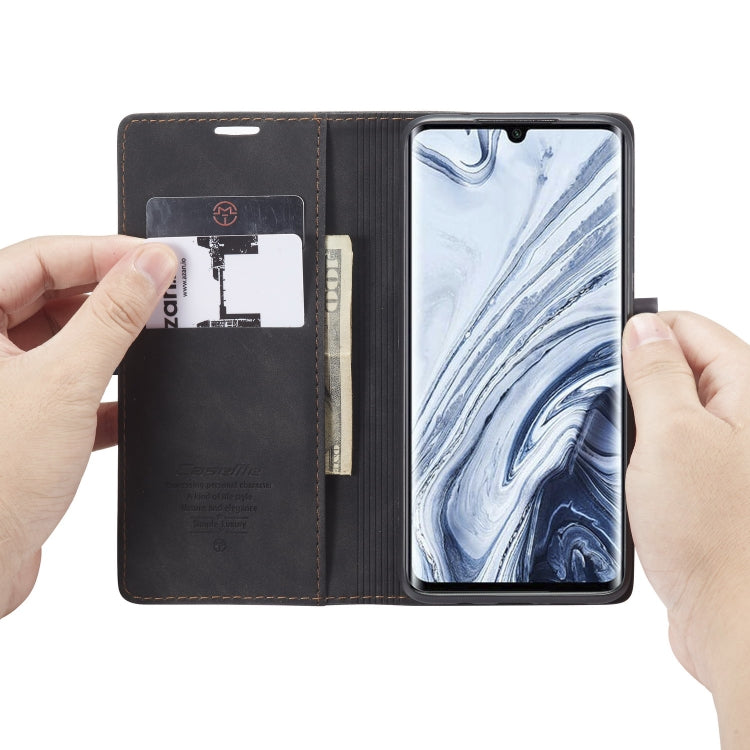 For Xiaomi CC9 Pro CaseMe 013 Multifunctional Horizontal Flip Leather Case with Holder & Card Slot & Wallet(Black) - Xiaomi Cases by CaseMe | Online Shopping South Africa | PMC Jewellery | Buy Now Pay Later Mobicred